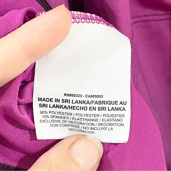 Nike Dri-Fit Athletic Tank Top Racer Back Woman size S Ombré Pink and Purple - Picture 8 of 10